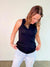 Black Rib Tank Top