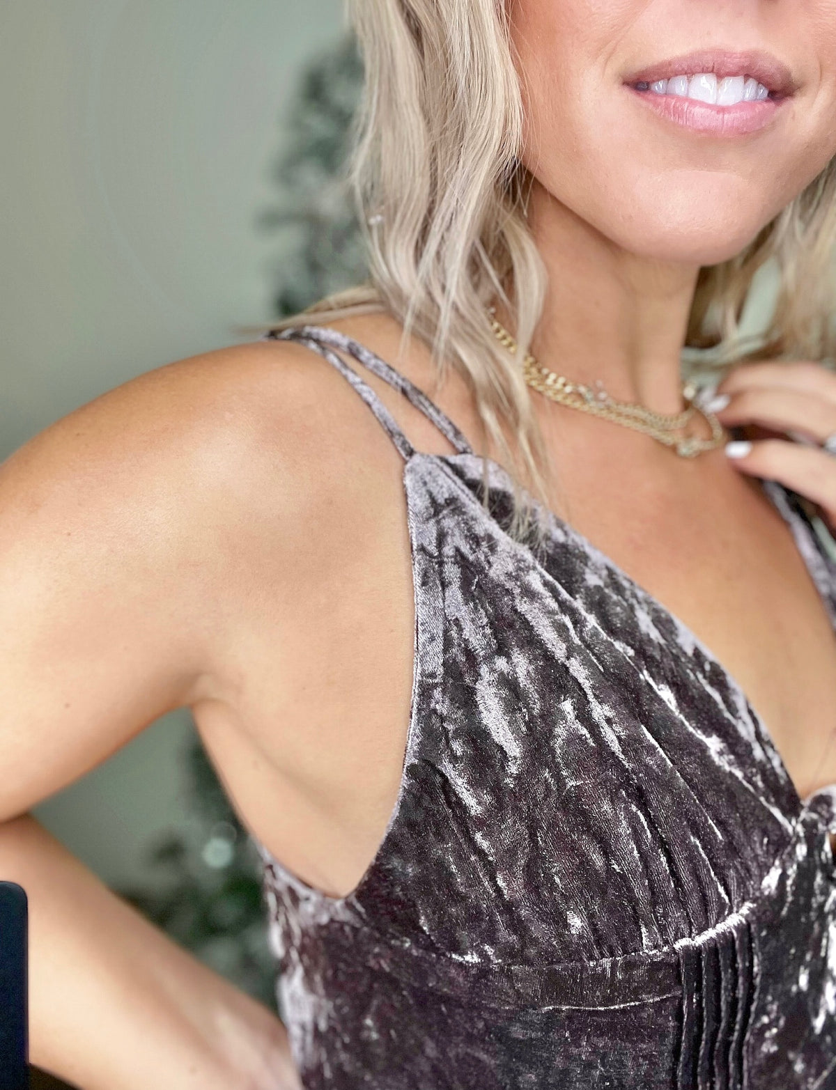 Stevie Velvet Slim Fit Mini Dress, Cocoa